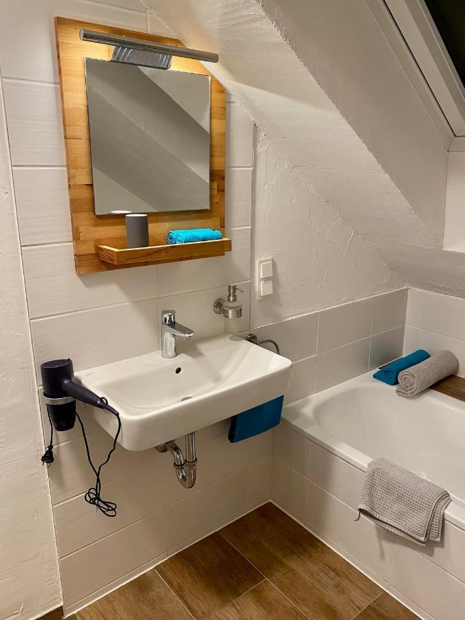 Ferienwohnung Mit Ausblick Mombris Bagian luar foto